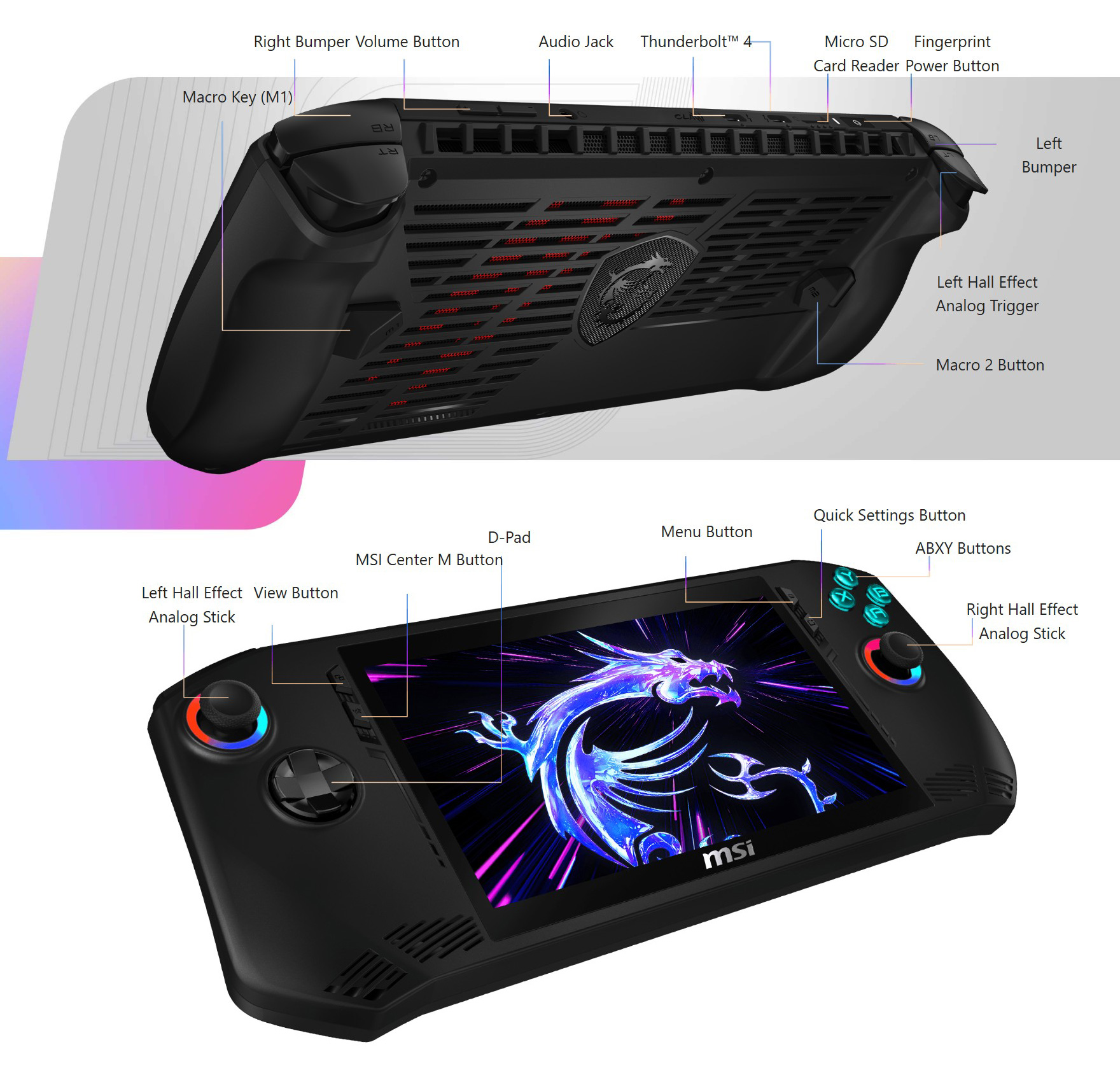 MSI Claw 7 AI+ Gaming Handheld, 7